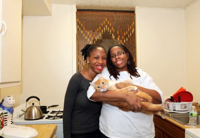 Residents with cat