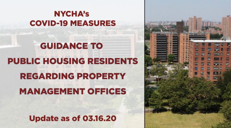 Guidance to Public Housing Residents on Property Management Offices