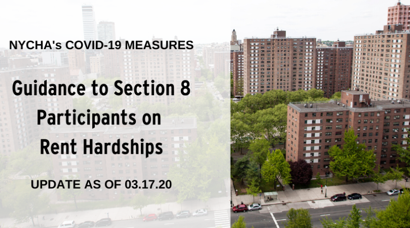 Guidance to Section 8 Participants on Rent Hardships