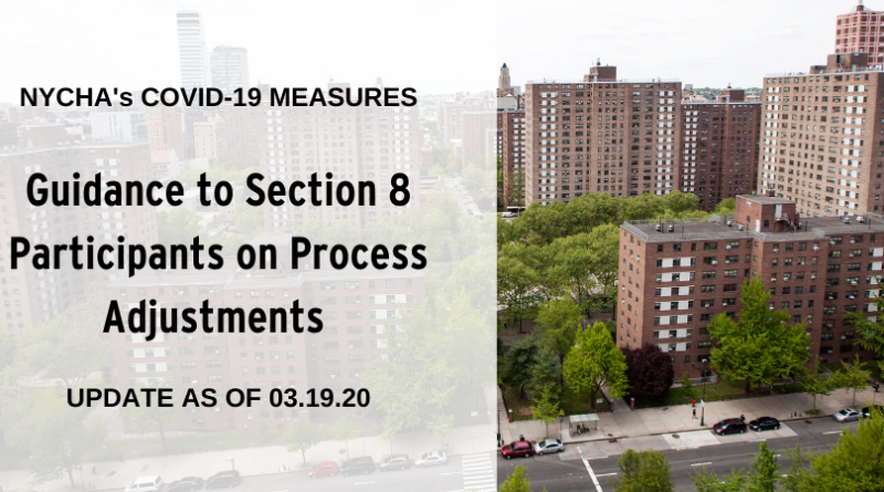 Guidance to Section 8 Participants on Process Adjustments