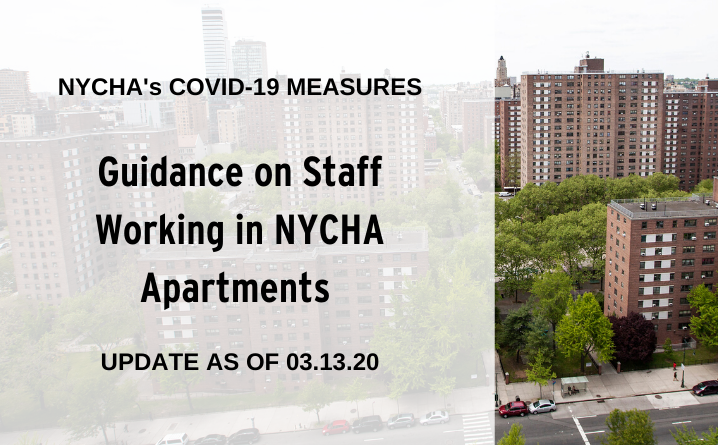 Guidance on Staff Working in NYCHA Apartments