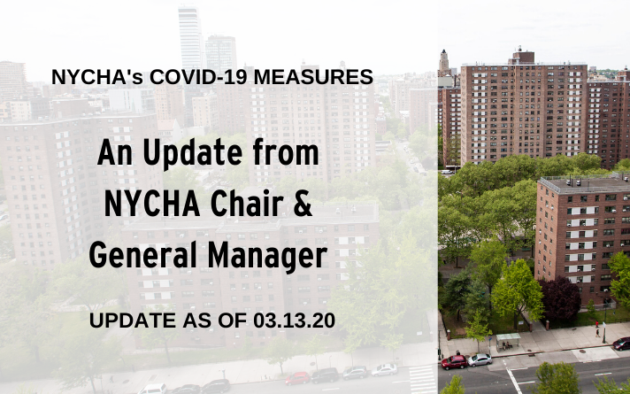 Update from NYCHA Chair and General Manager