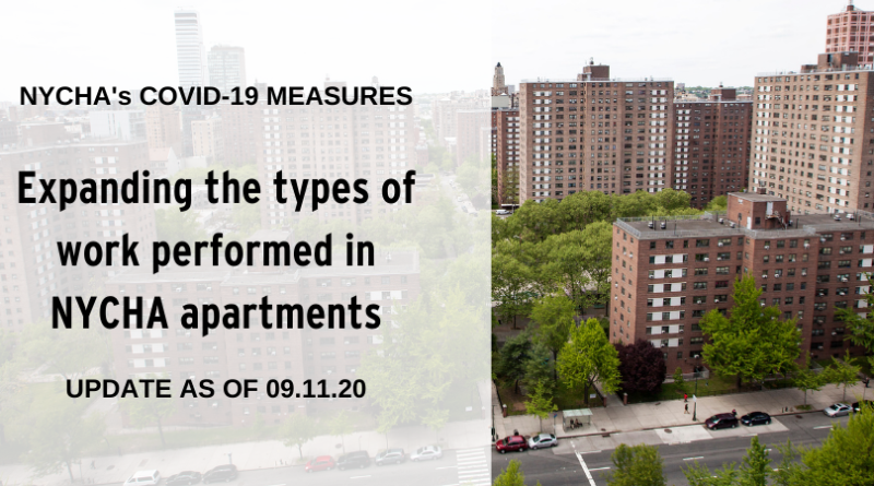Expanding the types of work performed in NYCHA apartments