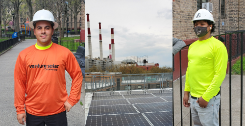 Kelvin Casimiro, Johan Ortiz, Queensbridge Solar Panels