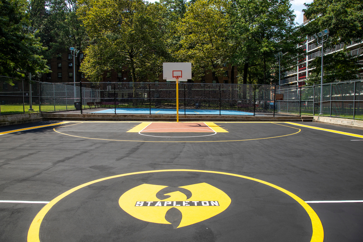 Upgraded Basketball Court Debuts at Stapleton Houses The NYCHA Journal