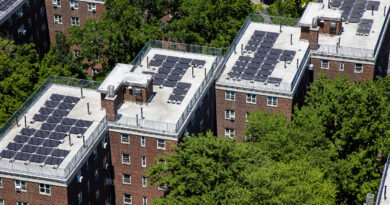 Solar panels at NYCHA