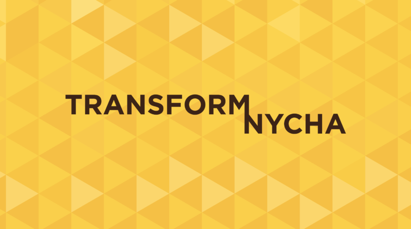 text reads: Transform NYCHA