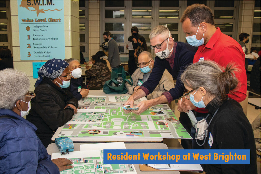 Resident workshop at West Brighton