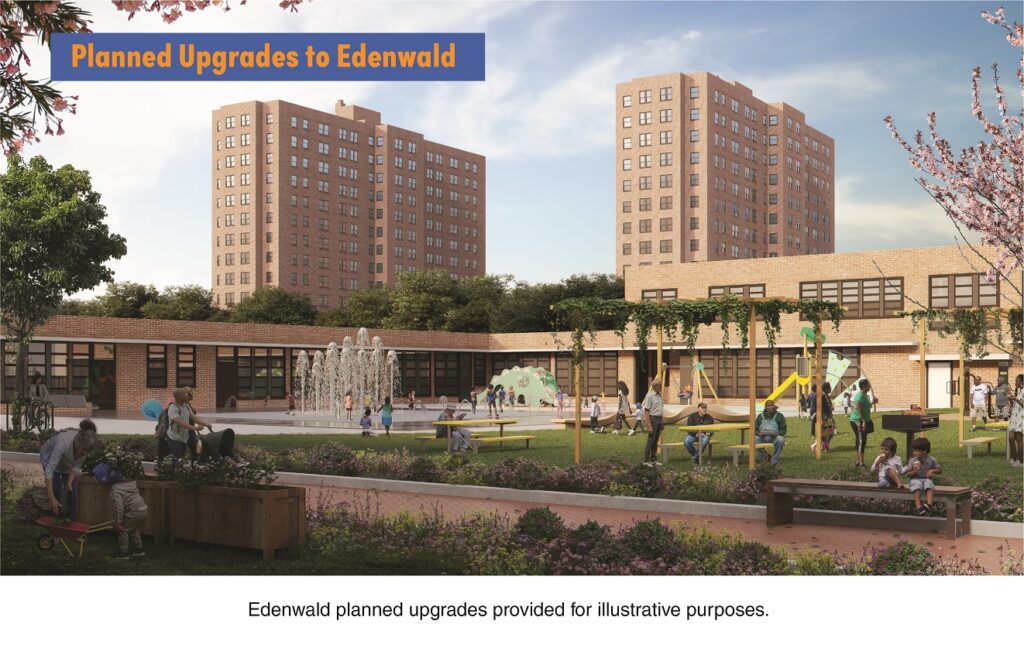 Rendering of Edenwald improvements