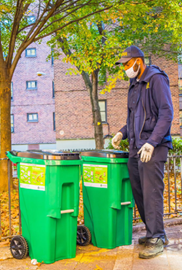 Trash bins