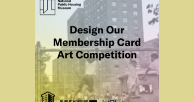 Image of building with text Design Our Membership Card Art Competition