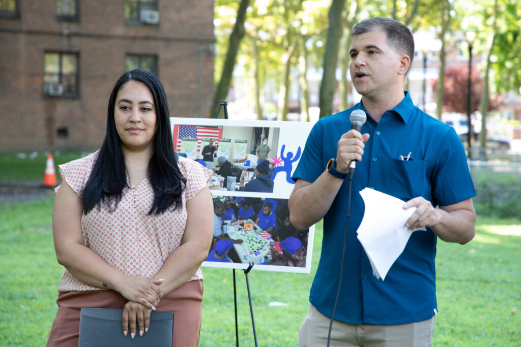 Castle Hill Houses green space groundbreaking