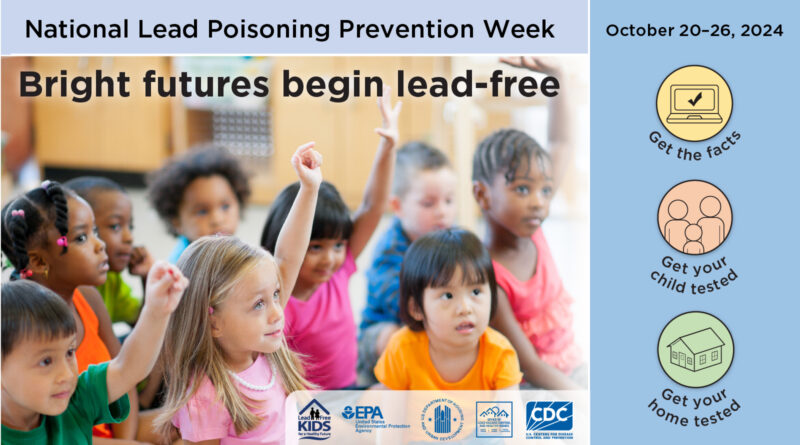 Lead poisoning prevention awareness week