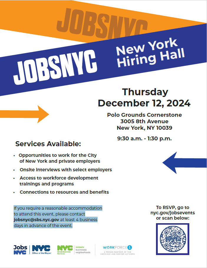 Jobs NYC Hiring Hall