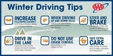 Winter driving tips