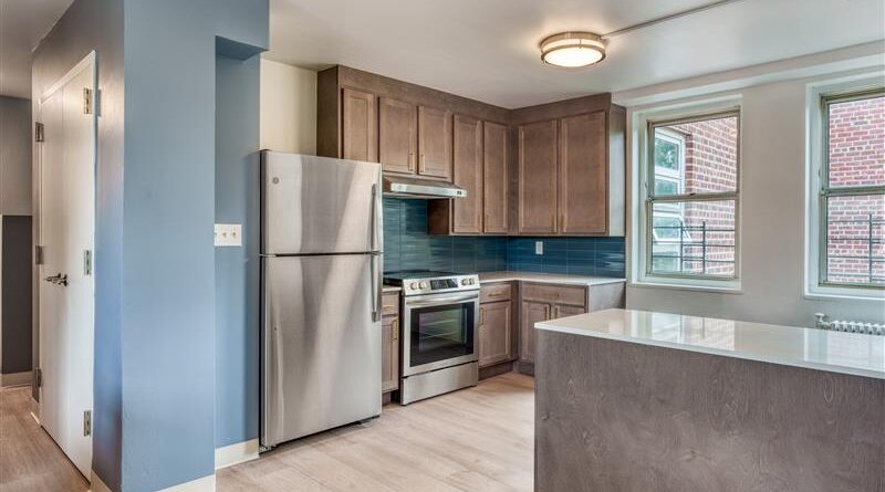 renovated apartment kitchen