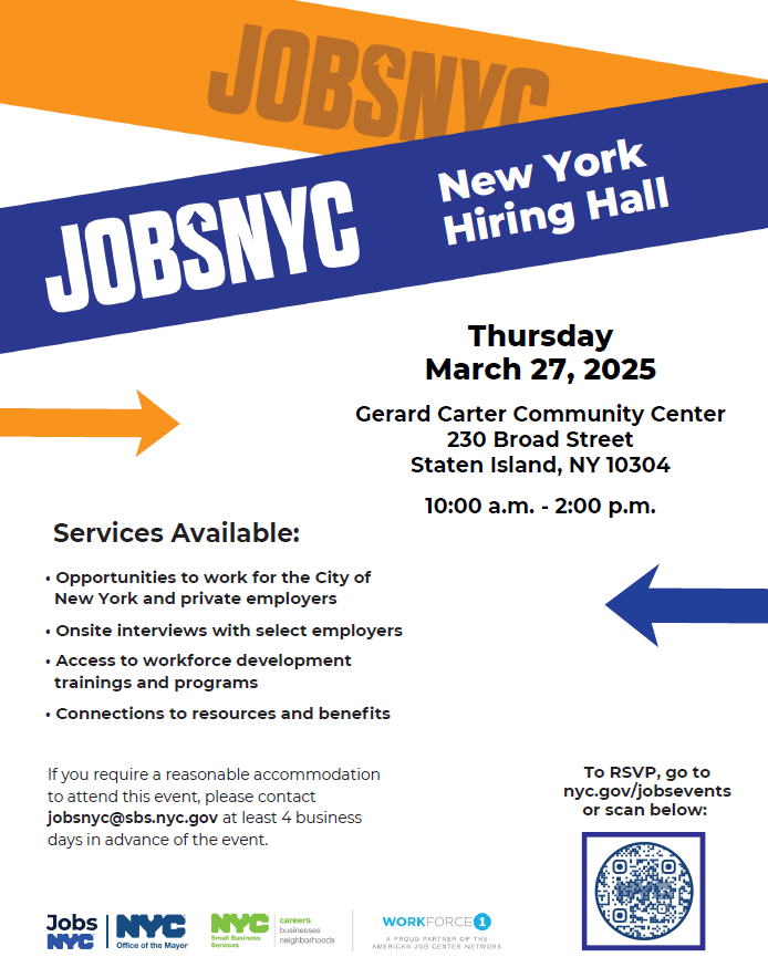 Jobs NYC hiring hall