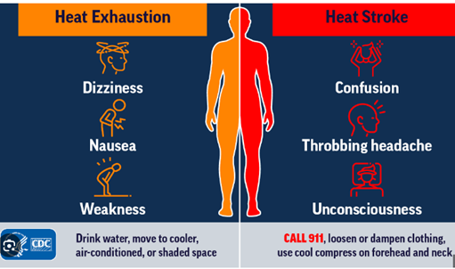 Heatstroke symptoms