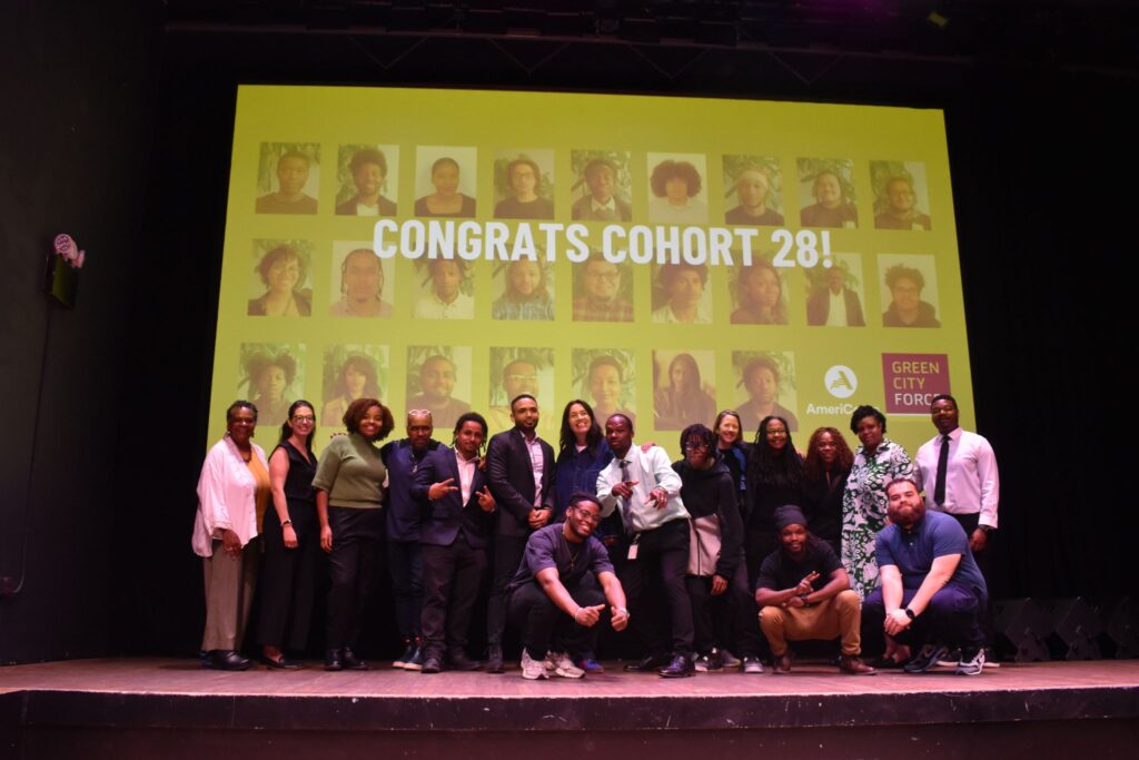 group of people on a stage