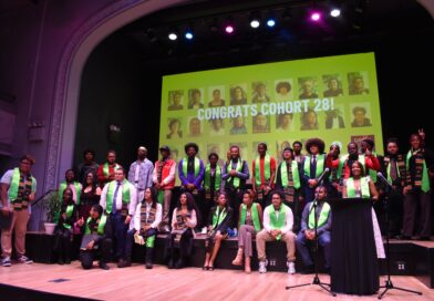 group of people on a stage