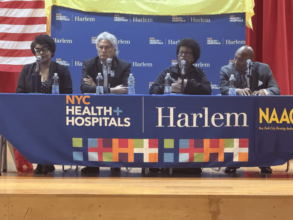 four people on a panel