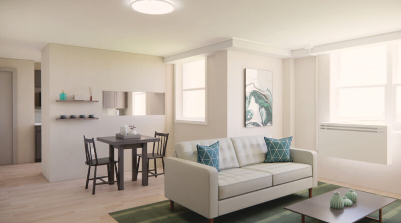 Rendering of renovations