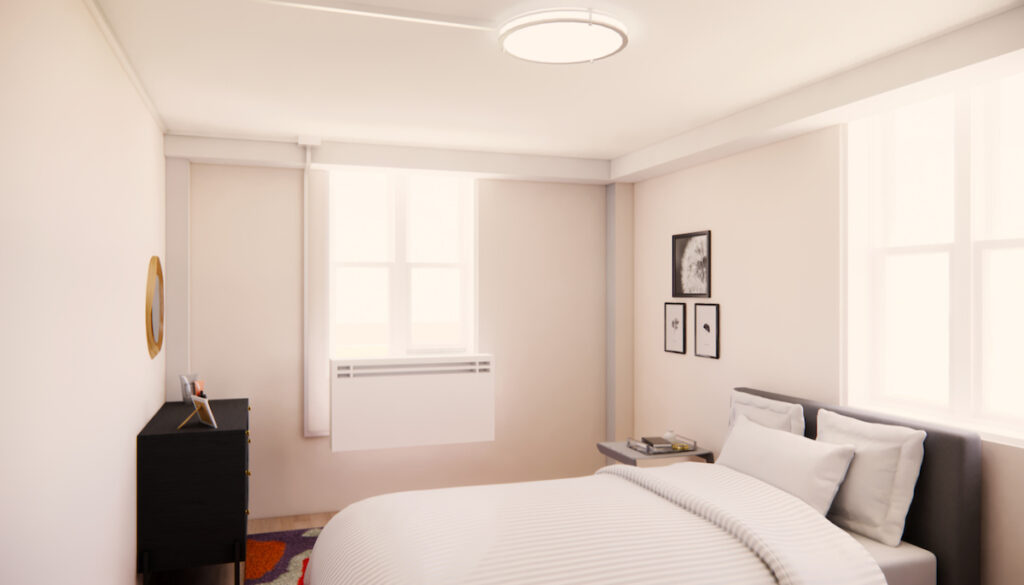 Rendering of renovations