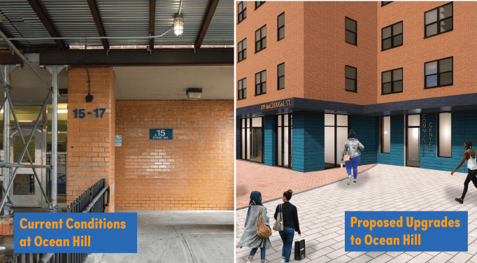 Rendering of improvements