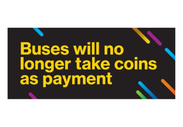 Buses will no longer take coins as payment