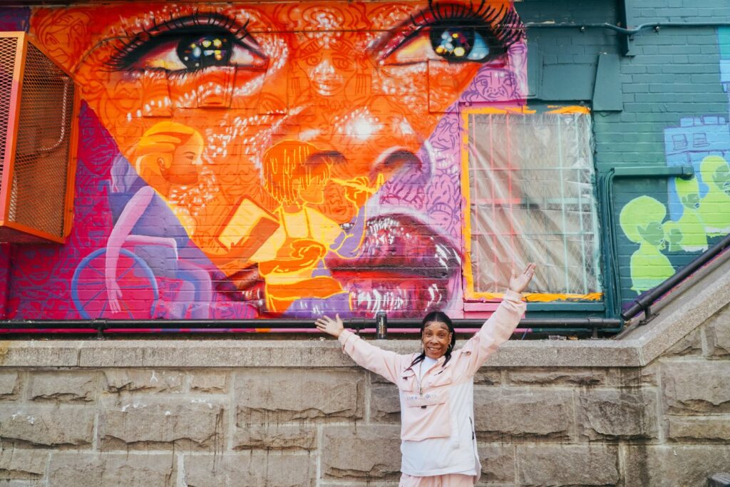 Climate action mural
