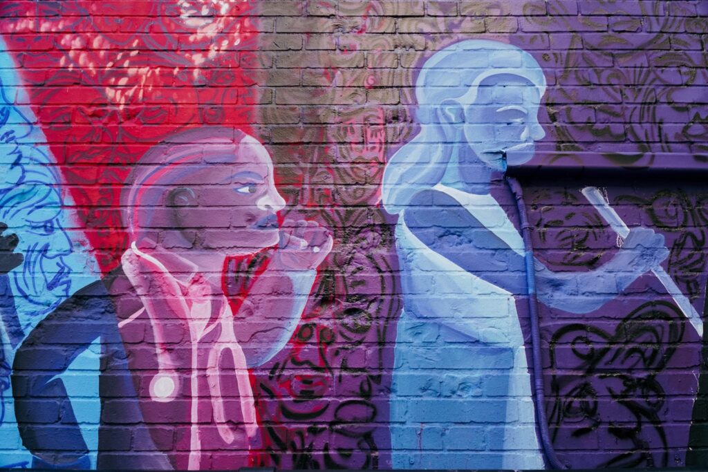 Climate action mural