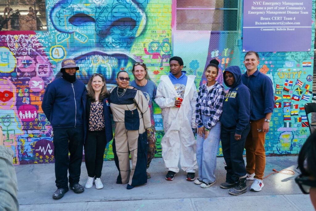 Climate action mural