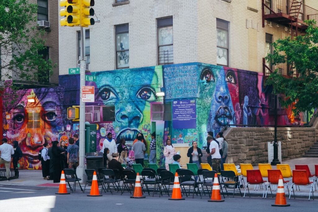 Climate action mural