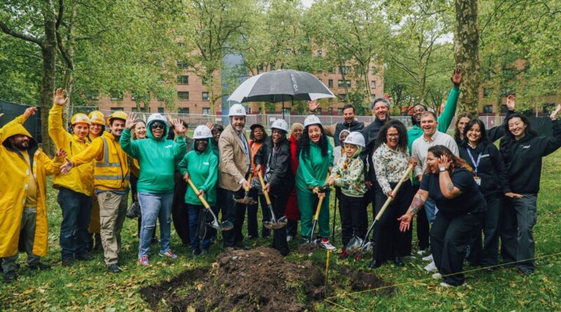 Open space groundbreaking