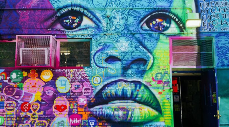 Climate action mural