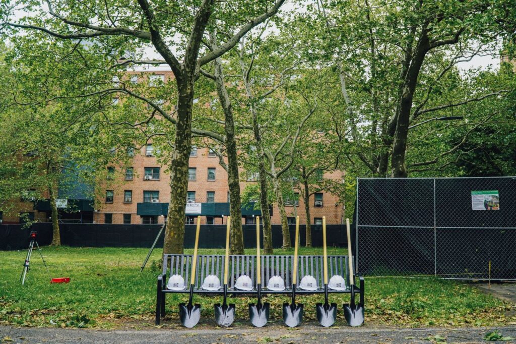 Open space groundbreaking