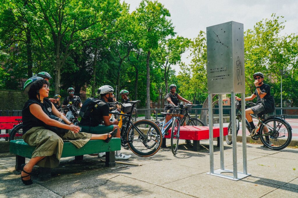 Bike art tour