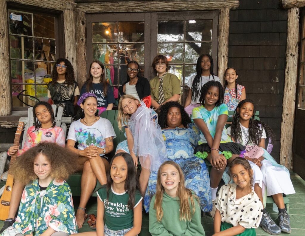 group of tween and teen girls