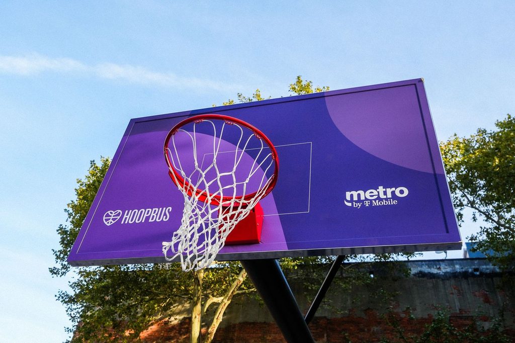 Renovated basketball court