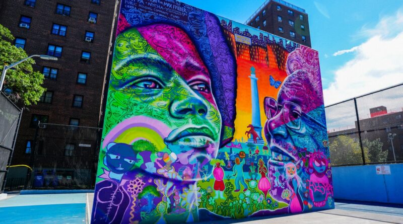 Whitman Houses mural