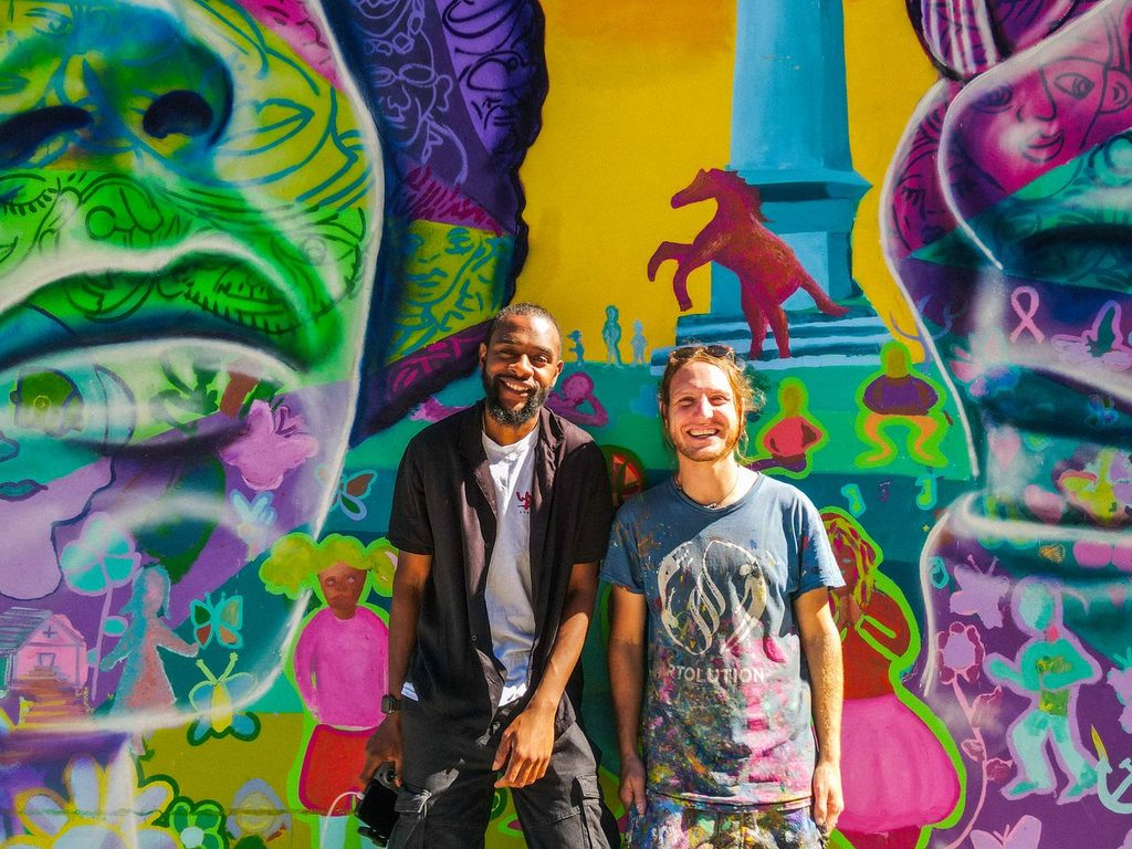 Whitman Houses mural