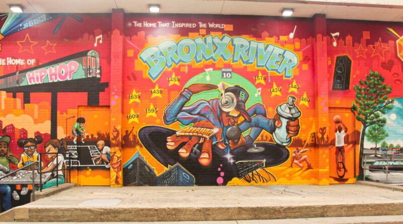 bronx river hip hop mural