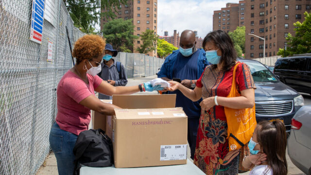 Free Covid 19 Mask Giveaway at Baruch Houses