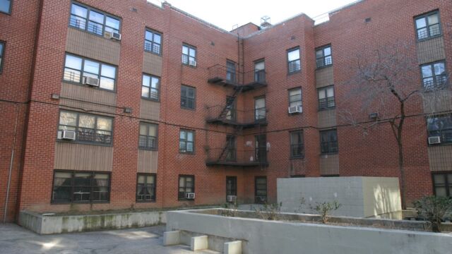 Betances Senior Courtyard Before