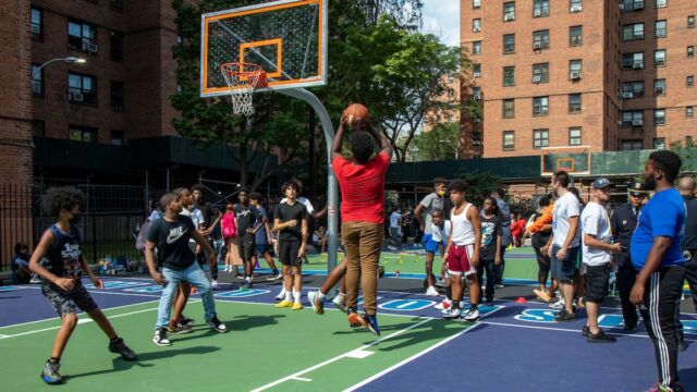 The citywide league will feature three youth age groups at each of the 26 NYCHA court sites. Junior Knicks players