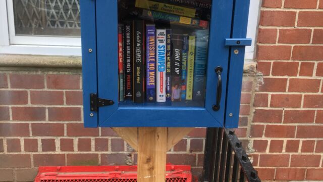 Sack Wern Houses little free library