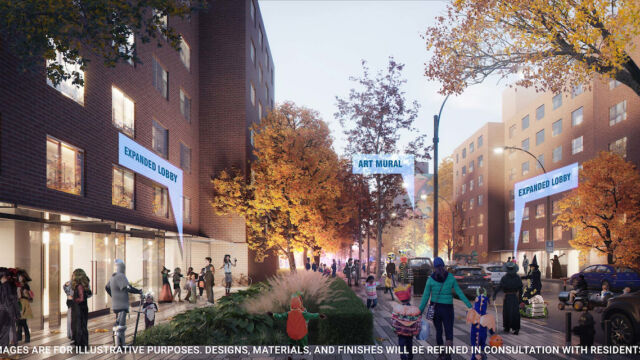 Rendering of the PACT investments in Chelsea.