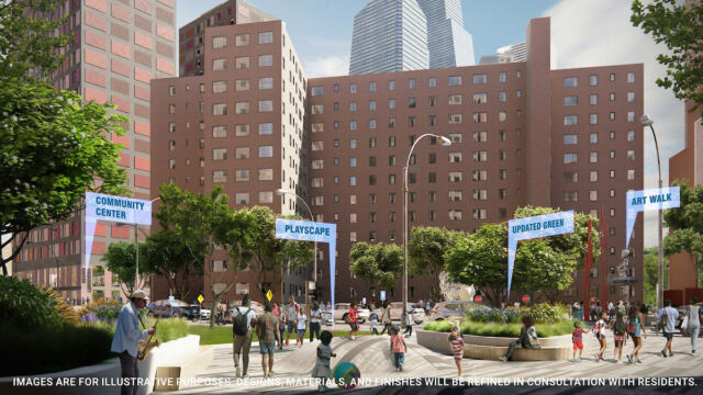 Rendering of the PACT investments in Chelsea.