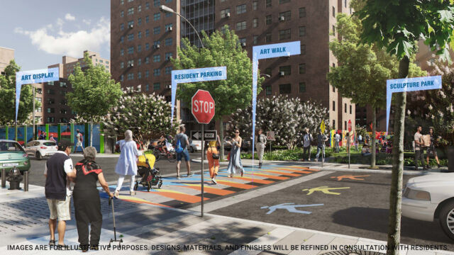 Rendering of the PACT investments in Chelsea.