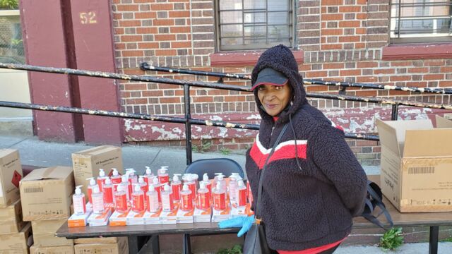 COVID test distribution